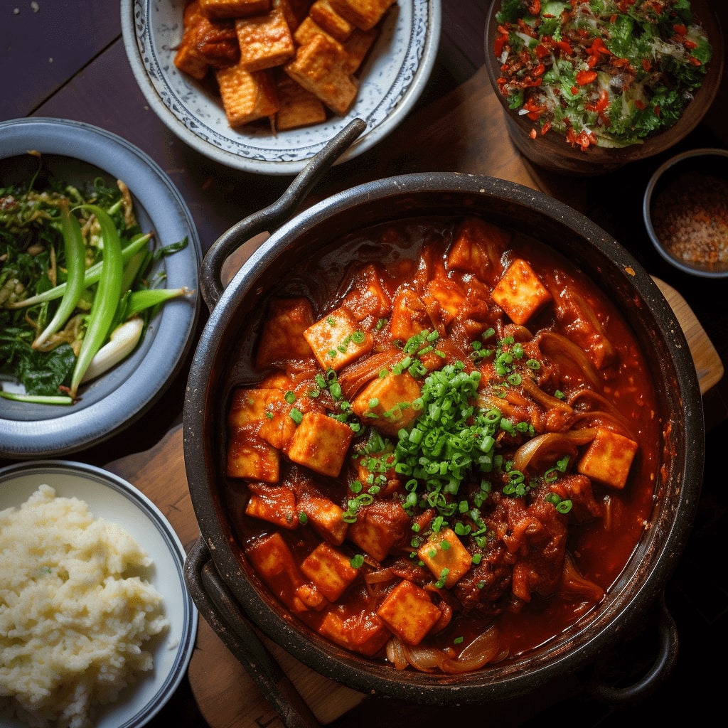 Koreanischer Kimchi Eintopf – Kimchi Jjigae (김치 찌개) – Koreanisches Rezept von SONAMU