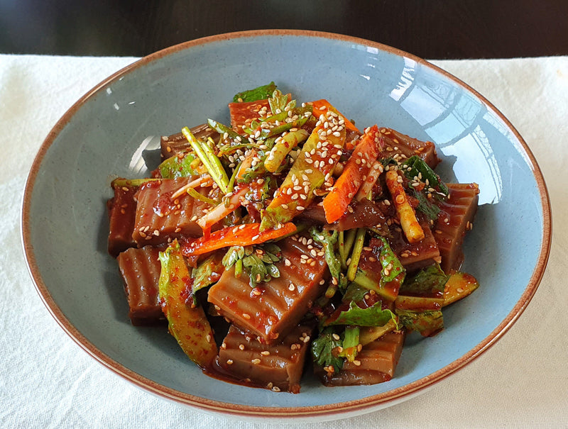 Eichelgelee – Dotorimuk (도토리묵) – Koreanisches Rezept von SONAMU