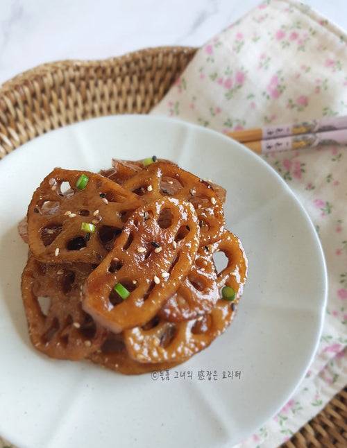 Lotuswurzeln – Yeon-geun Jorim – (연근조림)