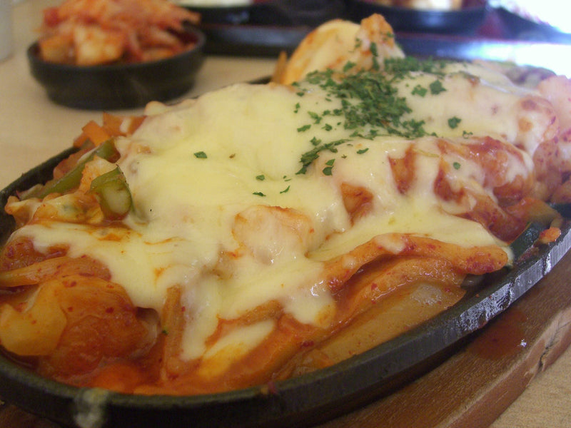 Cheese Tteokbokki – Käse-Reiskuchen – Koreanisches Rezept von SONAMU