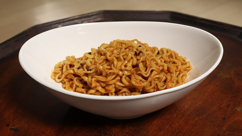 Buldak Carbonara – Cremige scharfe koreanische Nudeln (불닭 까르보나라) – Koreanisches Rezept von SONAMU